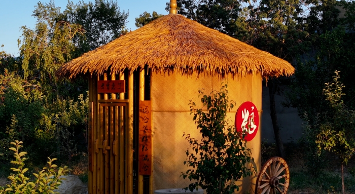 老奇臺(tái)人民法庭“土圓倉(cāng)”調(diào)解室。老奇臺(tái)人民法庭供圖